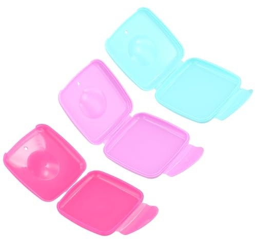 3 Stück Tampon Aufbewahrung, Tragbare Tampon Box für Unterwegs, Damen-Aufbewahrungsbox, für Reisen und Ausgehen（Zufällige Farbe）