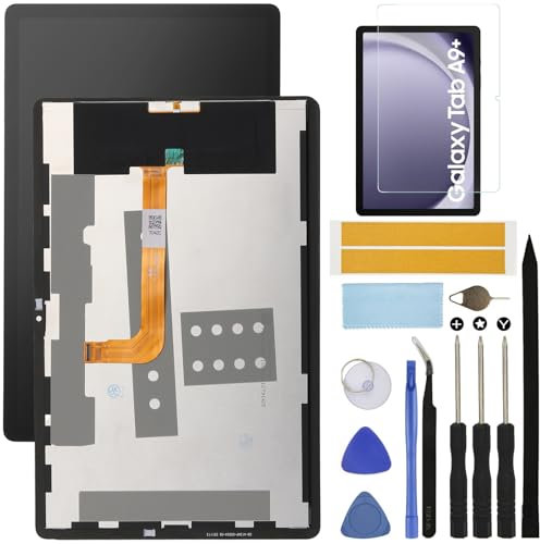 for Samsung Galaxy Tab A9 Plus SM-X900 11 (2023), Tablet Screen Replacement Kit, LCD Display Touch Screen Digitizer Full Assembly Repair Parts + Screen Protector (Without Frame)
