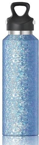 Titan-Sportflasche – 600 ml Sport-Trinkwasserflasche, Flasche aus reinem Titan | Auslaufsicheres, reisefreundliches Fahrrad-Trinkgeschirr, leichter Camping-Wasserbecher for Wandern, Camping, Reisen, R