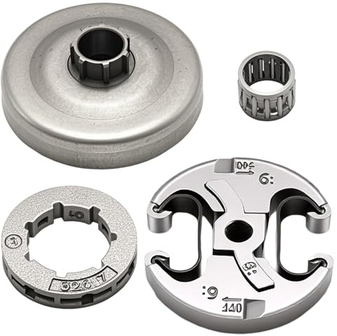 JUUDDENPARTS Kit pignone tamburo frizione 537110503, parti di ricambio per motosega Husqvarna 340 345 346 XP 350 351 353 445 450