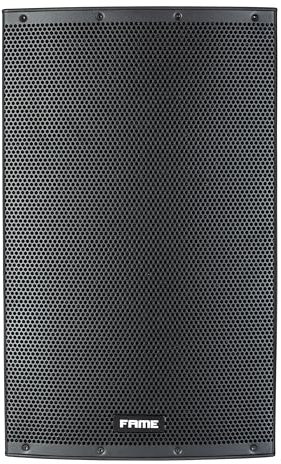 Fame Audio Challenger 15A DSP Aktiver Lautsprecher, 15 Zoll Woofer, Integriertem DSP, 350 Watt RMS, 2X XLR/Klinke-Kombibuchsen, 35mm Flansch