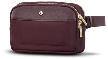 Samsonite Mobile Solution 2 - Marsupio a tracolla, con tasca frontale protetta da RFID, tracolla regolabile, tasche interne, borsa a mani libere da viaggio e per tutti i giorni