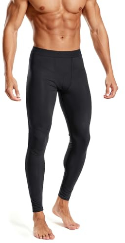 Rane Sports Baselayer Leggings Herren - Sportliche Tagesunterwäsche Tights, Leichte Kompression Feuchtigkeitsabweisend für Fitnessstudio, Laufen & Trainingssessions
