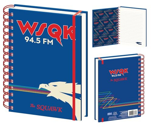 Stranger Things WSQK A5-Notizbuch, Spiralbindung, offizielles Lizenzprodukt von Pyramid International, Premium-Schreibwaren, ideal für Schule, Büro oder Sammler
