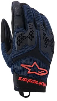 Alpinestars Manti Air Motorradhandschuhe, schwarz/blau/rot, M
