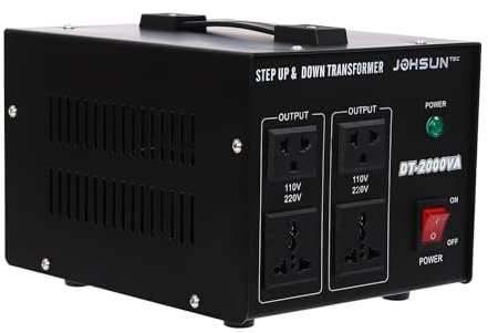 Trasformatore di tensione da 2000 W, AC 110 V, 220 V, trasformatore di corrente per tutti i dispositivi elettronici ed elettrici