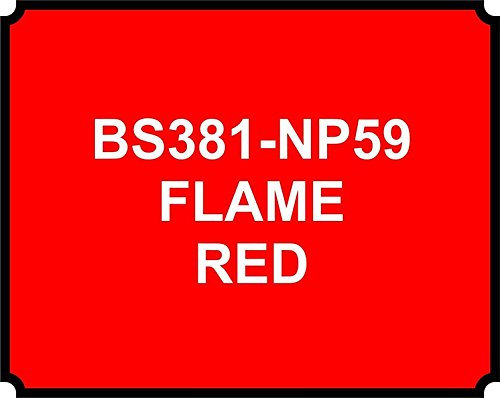 Xtremeauto FLAME RED Heat Resistant Paint 250ML Brush ON…