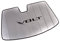 GM Accessories 23446096 Front-Sonnenblende in Silber mit schwarzem Volt-Schrift