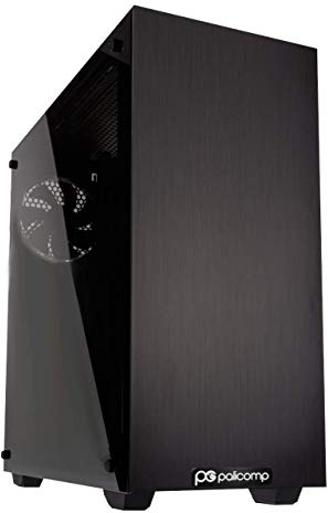 PALICOMP Gaming PC Desktop - AMD Ryzen 9 9950X3D Turbo 5.7Ghz 16 Core - 32GB DDR5 RAM - 1TB M.2 SSD - 1TB HDD - NO OS - AMD RADEON Graphics - WIFI6 - Bluetooth V5.3 - STRONGHOLD BLACK