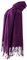 Dolamen Unisex Damen Herren Schal Schlauchschal mit Fransen, Winter Feinstrick Halstücher Stolen Umschlagtücher Schal, Warmes Halstuch für Business (78.74 * 27.56 zoll (200cm*70cm), Lila)
