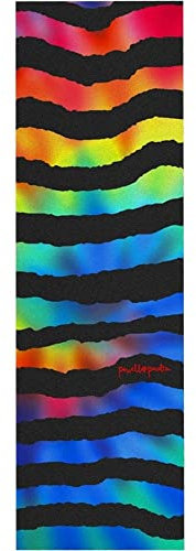 Powell-Peralta Skateboard Griptape Rainbow Ripper Griptape, 26,7 x 84 cm, Schwarz