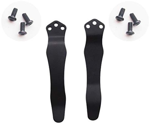 MYIW 2 pcs Deep Carry Pocket Clips for Folding Knives,Kydex Waist Clip,Folding Knife Back Clips (B)