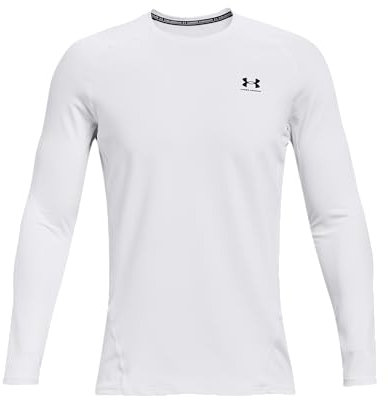 Under Armour Men UA CG Armour Fitted Crew, Warm Functional Shirt for Men, Lightweight Tight-Fit Long-Sleeve Sports Top , Thermal Long-Sleeve Shirt