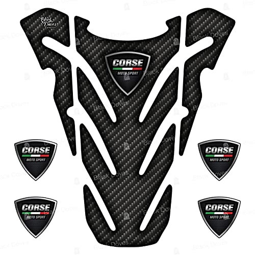 Adesivo 3D Protezione Serbatoio compatibile con/sostitutivo per Ducati MONSTER 696 796 821 1100 Tank Pad serbatoio