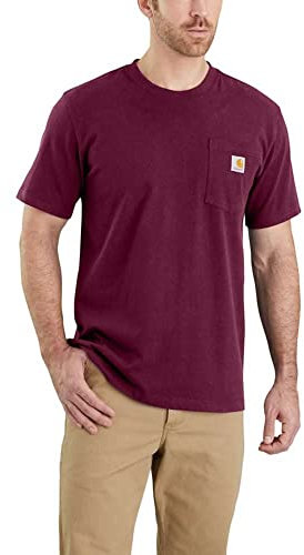Carhartt Mens Work Pocket Short Sleeve Cotton T Shirt Tee