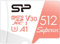 512 Go Silicon Power Carte mémoire microSDXC UHS-I 4K Ultra HD supérieure