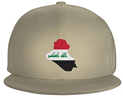 Irak Flag Dad Cap Unisex Stilvolle Freie Anpassung Dad Cap, natur, 6 7/8/7 3/8