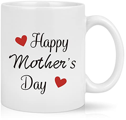 Cabtnca Taza feliz para el día de la madre, regalos para el día de la madre para mamá, abuela, regalos para mamá de hija, hijo, regalo para mamá, taza para abuela, mamá, suegra, nueva mamá, tía,