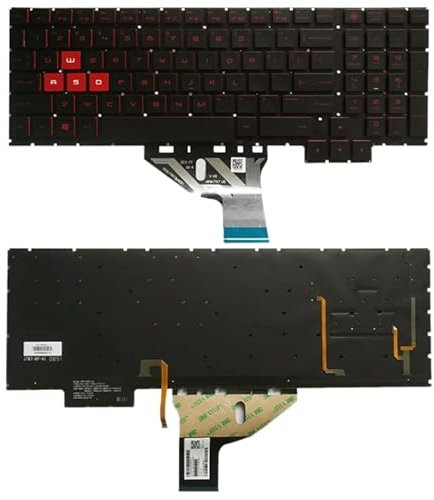 Laptop -Zubehör US-Version-Tastatur mit Tastatur-Hintergrundbeleuchtung für HP Omen 15-CE 15-CE000 15-CE026TX 15-CE005TX 15-CE006TX 15-CE001TX 15-CE002TX