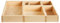 LAUBLUST Schreibtisch Organizer - Holz - Buchenholz - ca. 45 x 28 x 7 cm - Natur - Desk Organizer für Büromaterial - Schreibtisch Deko - Organizer mit Schubladen - Ablagefächer Stapelbar
