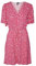 VERO MODA Vmalba SS Robe Courte WVN Noos Femme Robe, Pink Yarrow/AOP : Laura, XL