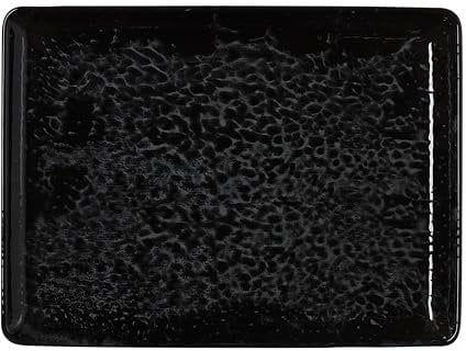 WAS Germany Teller, flach, 27 x 20 cm, Set á 6 Stück, night, Porzellan