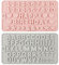 2Pcs Alphabet Mould Set, Jagowa Silicone Happy Birthday Symbols Mould Letters and Numbers Chocolate Molds for Cake Decoration Baking DIY