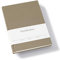 Semikolon 370042 - Notizbuch Classic A5 liniert - 176 Seiten, cremeweißes Papier - Lesezeichen - fango beige