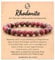 POWWA Rhodonit-Armbänder für Frauen, Naturstein-Chakra-Perlenarmband, Armband für Männer und Frauen
