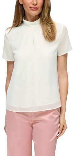 s.Oliver Hochgeschlossene Chiffonbluse