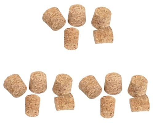 BESTonZON 60 Stk Weinstopper konischer Kork hochwertiger leerer Weinkorken Korkhandwerk Ersatzkorken bierhut bier hut Bierflaschenverschluss Korkstopfen Siegel Verschlussstopfen