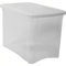 Sicignano | Contenitore Organizer Storage Box Scatola Multiuso con Coperchio, Plastica Trasparente, Impilabile, Rettangolare - Soggiorno Camera da Letto Garage Vestiti Scarpe (2, 18 lt)
