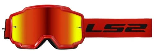 LS2 Crossbrille Charger Iridium MX Brille, RED IRIDIUM