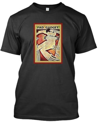 Aisili Best Fad Gadget Art England Music Song T-Shirt Size S-2XL Black XXL