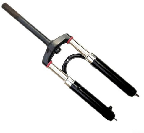 Forcelle , forcella a doppia camera, forcella ammortizzatore per bicicletta, accessori per bici, tubo interno nero (315 mm)