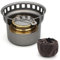 Grtheenumb Titan Alkoholherd Spirit Burner Outdoor Holzofen mit Ständer Klammern Camping Multi-Fuels Ultraleicher Rucksackofen (nur Ofen), Alkoholherd Camping