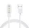 Lamshaw Magnétique Chargeur Compatible avec Honor Watch 5 1.85 Pouces Smart Watch,Magnétique Chargeur Montre Connectée USB Compatible avec Honor 5 (Blanc)