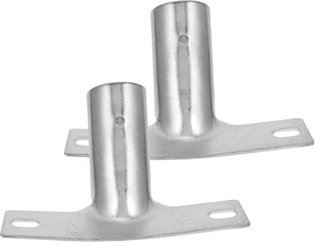 ZUNOXAZ 2Pcs Broom Handle Bracket, Replacement Mounting Adapter Deck Brush Accessories for Cleaning Tools Telescopic Poles and Mop Handles