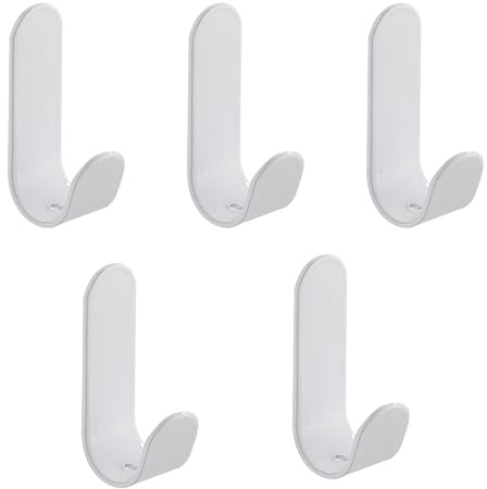 PQKL-party Klebehaken weiß, Klebehaken Extra Stark, Klebehake n Badezimmer Haken, Selbstklebend Weiß, Haken Ohne Bohren Aus Edelstahl, Geeignet Für Wand, Tür, Bad, Küche