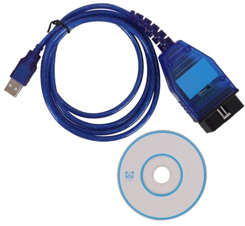 Gutol OBD2-Diagnosekabel, USB-Kfz-Diagnosekabel mit hochwertigem FTDI FT232RL-Chip für stabile Datenübertragung, passend für Felicia MK 1 MK