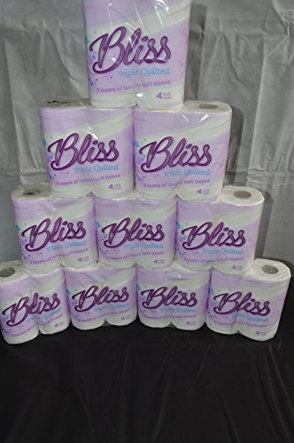 Bliss Toilet Roll 3ply 40 Rolls - Color: White