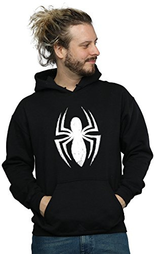 Marvel Men's Spider-Man Ultimate Spider Logo Hoodie