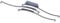 Reality Leuchten Route R62473107 LED Deckenleuchte, Nickel Matt 5 Watt, Acryl Weiß
