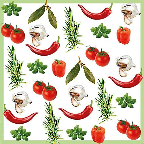 Italian Vegetables - Servietten 33x33 cm