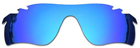SOODASE Pour Oakley Radarlock Path Vented Des lunettes de soleil Bleu Verres de remplacement polarisés