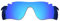 SOODASE Pour Oakley Radarlock Path Vented Des lunettes de soleil Bleu Verres de remplacement polarisés