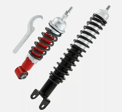 KIT COPPIA AMMORTIZZATORI POSTERIORE+ANTERIORE REGOLABILE VESPA 50 SPECIAL L R