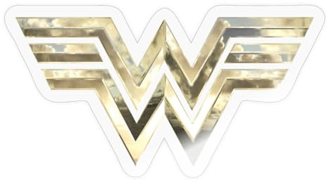 Wonder Woman 1984 Logo Classic Gold Sticker Aufkleber