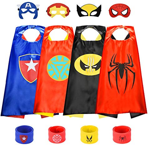 Gralal Boys Toys Age 3-12, Superhero Costume for Kids Garden Outdoor Toys for 3 4 5 6 7 8 9 10 Year Old Boys Girls Gifts Kids Toys Age 3-12 Fancy Dress Costumes Capes Christmas Xmas Gifts for Kids