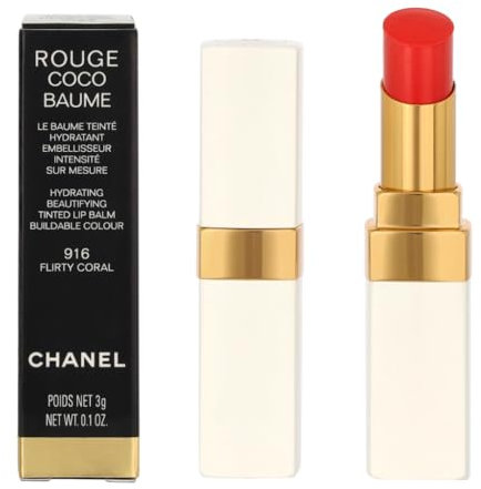 CHANEL COLOR ROUGE COCO BAUME TEINTE - 916 CORAL